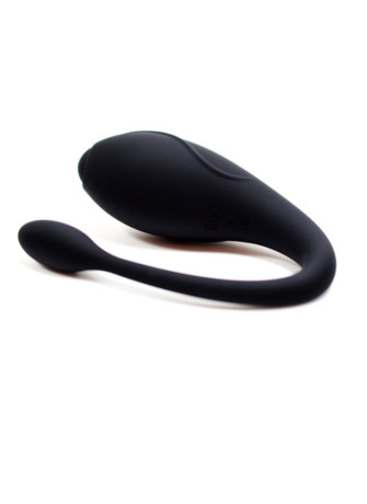 TANDEM Noir, stimulateur pour couple USB avec télécommande en silicone médical  - BQ125BLK